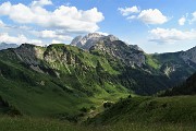 94 In alto Arera, Corna Piana, Corno Branchino, in basso la conca di Mezzeno